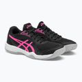 Buty do siatkówki damskie ASICS Upcourt 5 black/hot pink 4