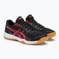 Buty do siatkówki męskie ASICS Upcourt 5 black/classic red 5