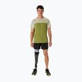 Koszulka do biegania męska ASICS Race Top performance dried leaf green/cactus 2
