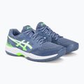 Buty do squasha męskie ASICS Gel-Court Hunter 3 denim blue/lime burst 4