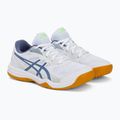 Buty do siatkówki dziecięce ASICS Upcourt 5 GS white/denim blue 5