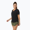 Koszulka do biegania damska ASICS Road V-Neck performance black 4
