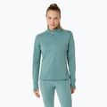 Bluza do biegania damska ASICS Road Winter 1/2 Zip Mid Layer celadon