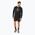 Longsleeve do biegania męski ASICS Fujitrail Logo black/graphic grey/safety yellow 2