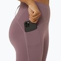 Legginsy do biegania damskie ASICS High Waist Capri dusty mauve 6