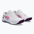 Buty do padla damskie ASICS Gel-Dedicate 8 Padel W white/dragon fruit 8