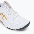 Buty męskie ASICS Netburner Ballistic FF 3 white/ pure gold 7