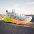 Buty do biegania damskie ASICS Gel-Nimbus 26 Paris cool grey/safety yellow 8
