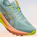 Buty do biegania męskie ASICS Gel-Kayano 31 Paris light celadon/safety yellow 10