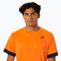 Koszulka tenisowa męska ASICS Court SS Top shocking orange/midnight 4