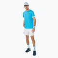 Koszulka tenisowa męska ASICS Court SS Top digital aqua/brilliant white 2