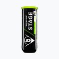Piłki tenisowe dziecięce Dunlop Stage 1 3 szt. zielone 601338 2