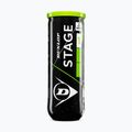 Piłki tenisowe Dunlop Stage 1 3 pack green 2