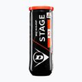 Piłki tenisowe Dunlop Stage 2 3 pack orange 2