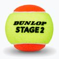 Piłki tenisowe Dunlop Stage 2 3 pack orange 3
