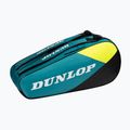Torba tenisowa Dunlop SX-Club 6 RKT teal/black/yellow 2