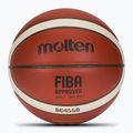 Piłka do koszykówki Molten B7G4550 FIBA brown rozmiar 7