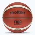Piłka do koszykówki Molten B6G4550 FIBA brown rozmiar 6