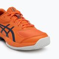 Buty do tenisa dziecięce ASICS Gel-Game 10 GS Clay Jr nova orange/indigo fog 7