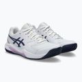 Buty do tenisa damskie ASICS Gel-Dedicate 8 Clay W white/indigo fog 3