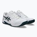 Buty do tenisa męskie ASICS Gel-Dedicate 8 Clay white/saxon green 3