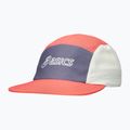 Czapka z daszkiem ASICS 5 Panel coral reef/greyish purple/birch