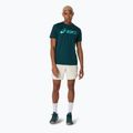 Koszulka tenisowa męska ASICS Match Seasonal Graphic Tee saxon green 2