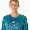 Longsleeve do biegania damski ASICS Fujitrail Logo atlantis blue 4