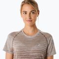 Koszulka do biegania damska ASICS Seamless taupe grey/coffee 5