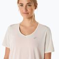 Koszulka do biegania damska ASICS Road V-Neck birch 5