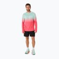 Longsleeve do biegania męski ASICS Seamless coral reef/oasis green 2