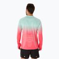 Longsleeve do biegania męski ASICS Seamless coral reef/oasis green 3