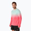 Longsleeve do biegania męski ASICS Seamless coral reef/oasis green 4