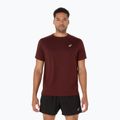 Koszulka do biegania męska ASICS Core dark red planet