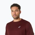 Koszulka do biegania męska ASICS Core dark red planet 5