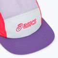 Czapka z daszkiem ASICS 5 Panel flash red/edo purple/dusk violet 3