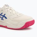 Buty do tenisa dziecięce ASICS Gel-Dedicate 8 GS Jr cream/dark cobalt 7