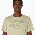 Koszulka do biegania męska ASICS Fujitrail Logo SS khaki 5