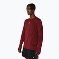 Longsleeve do biegania męski ASICS Road Seamless LS dark red planet 4
