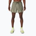 Spodenki do biegania męskie ASICS Fujitrail All Over Print 5IN mantle green