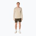 Longsleeve do biegania męski ASICS Road Seamless LS cream 2