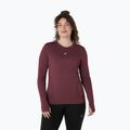 Longsleeve do biegania damski ASICS Road Seamless dark currant/port royal