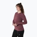 Longsleeve do biegania damski ASICS Road Seamless LS dark currant/port royal 3