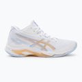 Buty do siatkówki damskie ASICS Netburner Ballistic FF 4 white/champagne 2