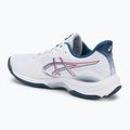 Buty męskie ASICS Netburner Ballistic FF 4 white/mako blue 3