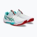 Buty do siatkówki damskie ASICS Sky Elite FF 3 white/sea glass 10