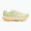 Buty do biegania ASICS Fujispeed 4 lime green/cream 2