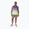 Koszulka do biegania męska ASICS Road Fade Singlet cobalt burst/illuminate green 2