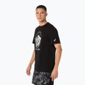 Koszulka do biegania męska Asics Fujitrail Logo Ss Top Performance Black/Cream/Carbon 4
