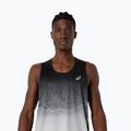 Koszulka do biegania męska ASICS Road Fade Singlet performance black/cream 4